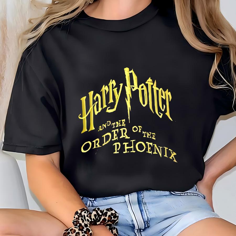 2003 Harry Potter And The Order Of The Pnix Book Promo Hat T-shirt