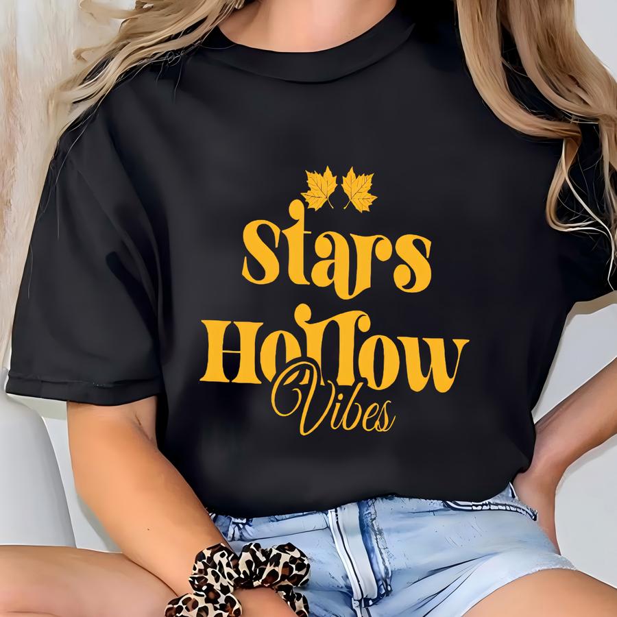 Stars Hollow Vibes Fall Shirt, Stars Hollow Connecticut Shirt, Luke's Diner Shirt, Vintage Style Stars Hollow Shirt, Tsf252 T-shirt