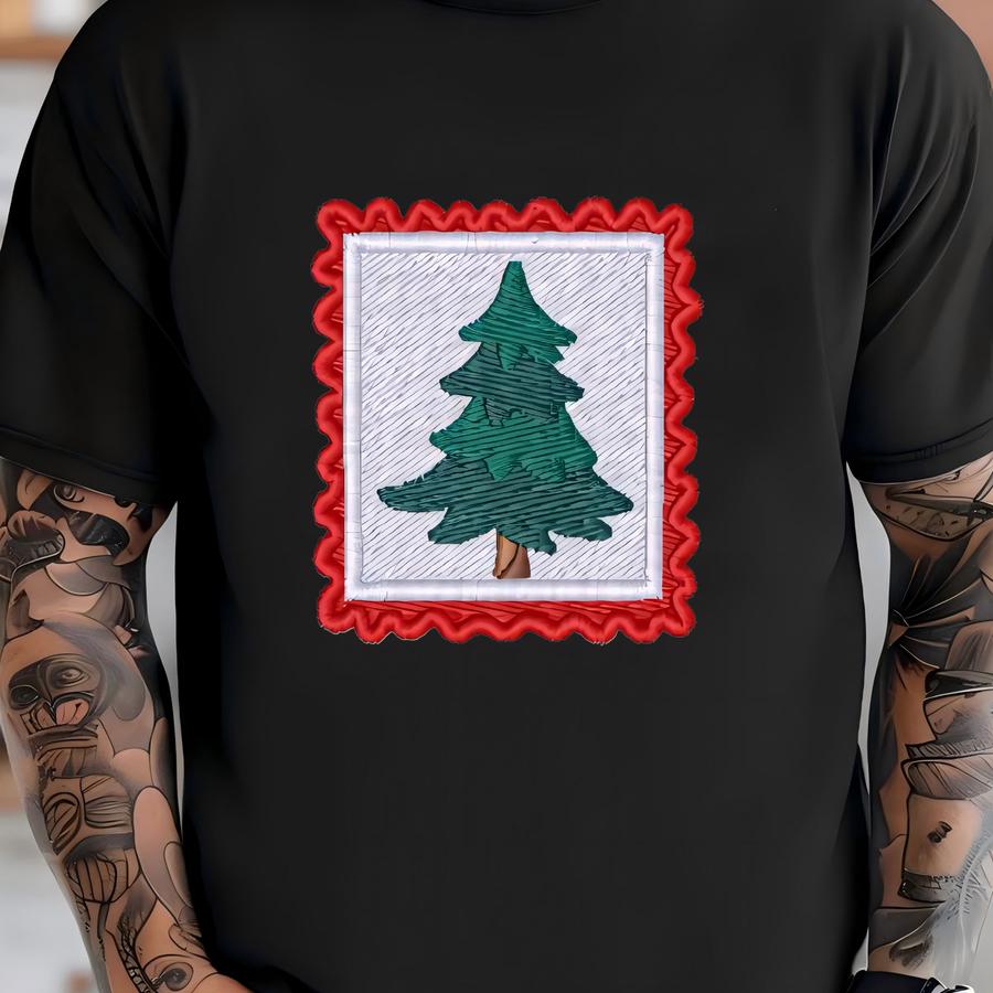 Christmas Stamps Y Download (3 Sizes) T-shirt