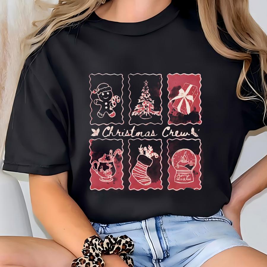 Christmas Crew 2025 Shirt, Matching Family Tee T-shirt