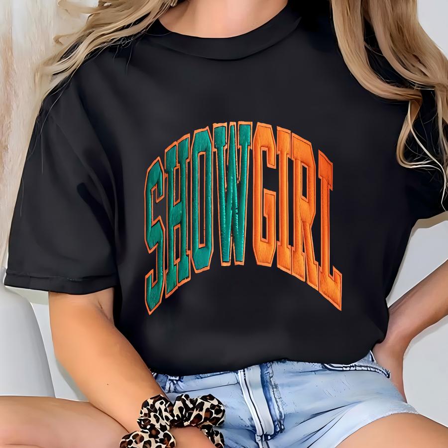 Showgirl Sweatshirt, Life Of A Sweatshirt, Orange Show Girl Shirt, Shirt For Concert, Showgirl Era Shirt, Showgirl Merch T-shirt