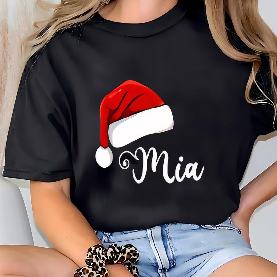 Matching Family Christmas Shirts, Family Christmas Shirt, Matching Xmas Tees, Custom Christmas Tee, Personalized Name Christmas 2025 Shirt T-shirt