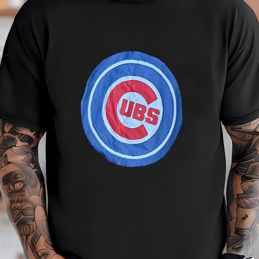 Chicago Cubs Unisex Button Down Shirt | Adult Upcycled Cubs Shirt | Cubs Apparel | Women's Cubs Top T-shirt