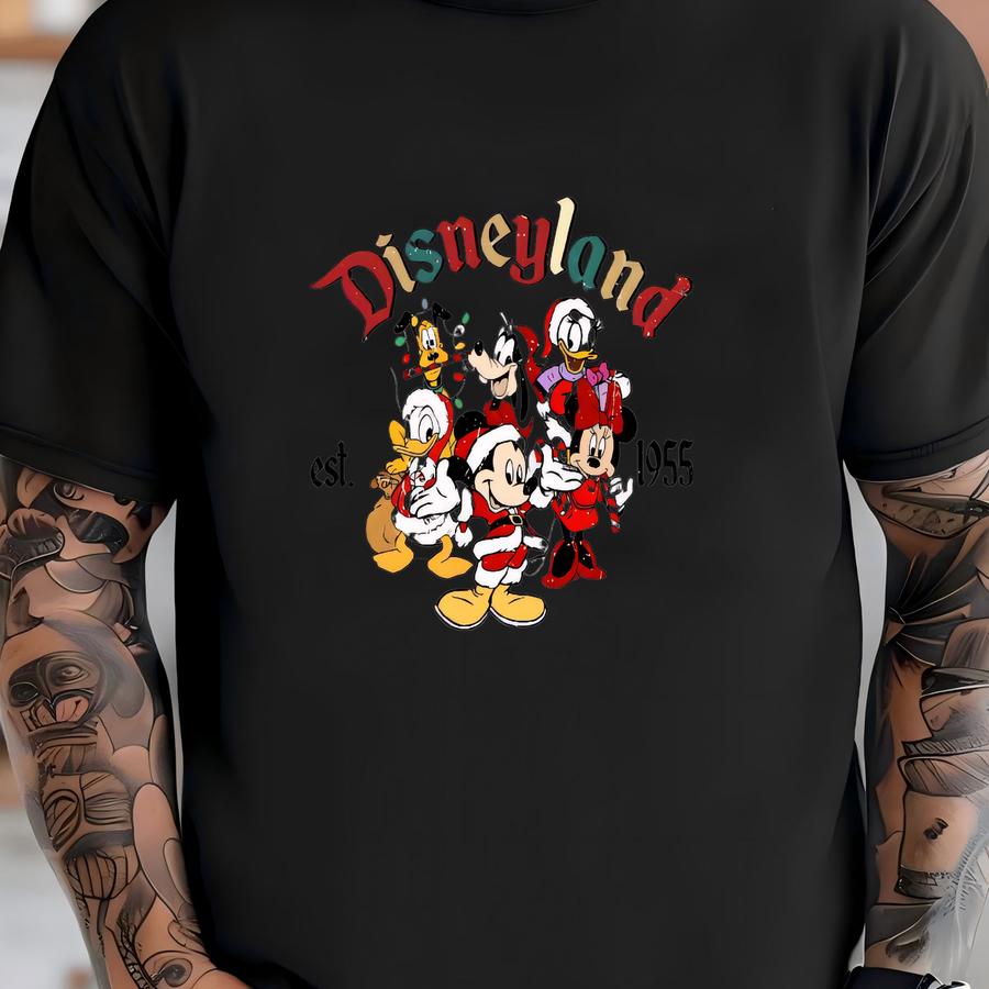 Christmas Cartoon Hoodie, Land Youth Sweatshirt, Est 1955 California Christmas Hoodie, Cartoon Shirt, Christmas Hoodie Gift T-shirt