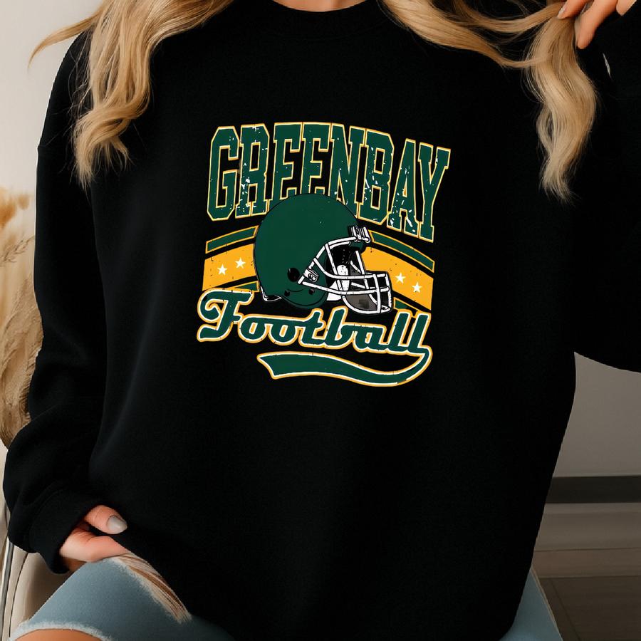 Retro Green Bay T-shirt, Vintage 1919 Mascot Game Day T-shirt, Green Bay Sport Fan Gift Shirt, Tsf253 Sweatshirt