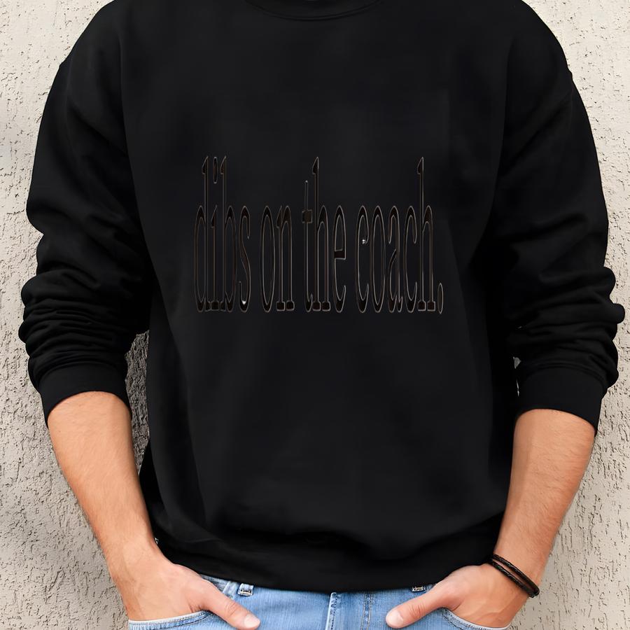 Dibs On The Hockey Sweatshirt, Funny Hockey Sweater, Hockey Shirt, Funny Hockey Mom Gift, Sports Mom Shirt, Football Wife Sweatshirt