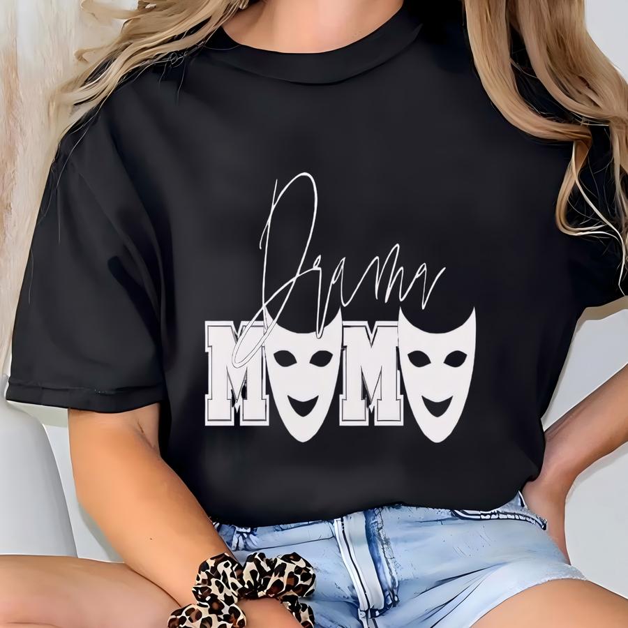 Drama Mom Dtf Transfers, Theater Mom Transfer, Diy Iron On Decal, Ready To Press, Drama Club Heat Transfers, Costume, Acting T-shirt