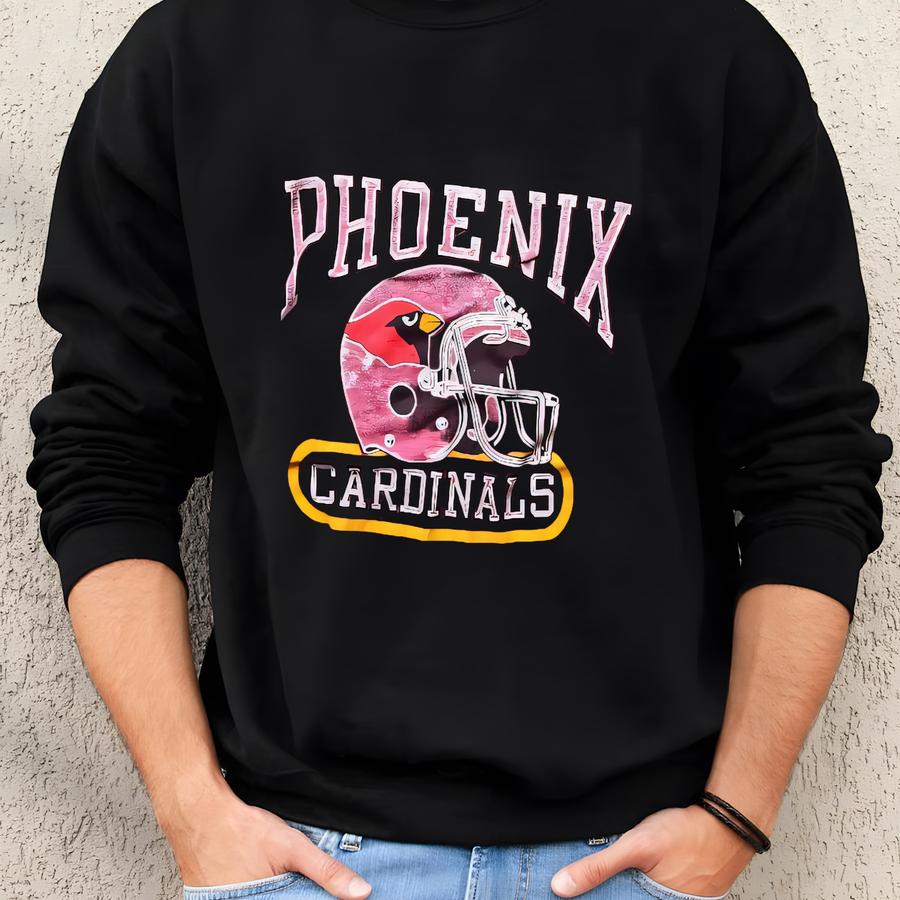 Vintage 80’s Logo7 Pnix Arizona Cardinals Custom Crop Top Tee T Shirt Sweatshirt