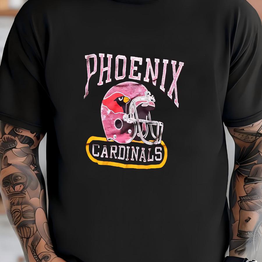 Vintage 80’s Logo7 Pnix Arizona Cardinals Custom Crop Top Tee T Shirt T-shirt