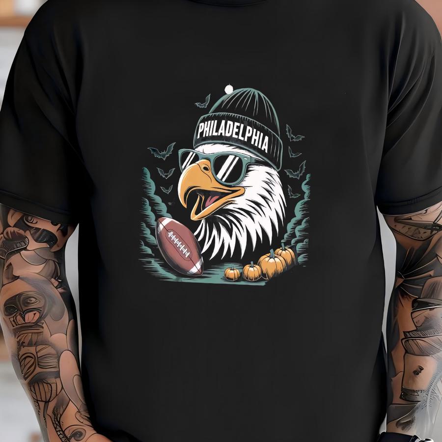 Philadelphia Football Halloween V2 Vintage 90s Shirt, Philly Football Retro Hoodie, Football Gameday Shirt, Sports Tee T-shirt