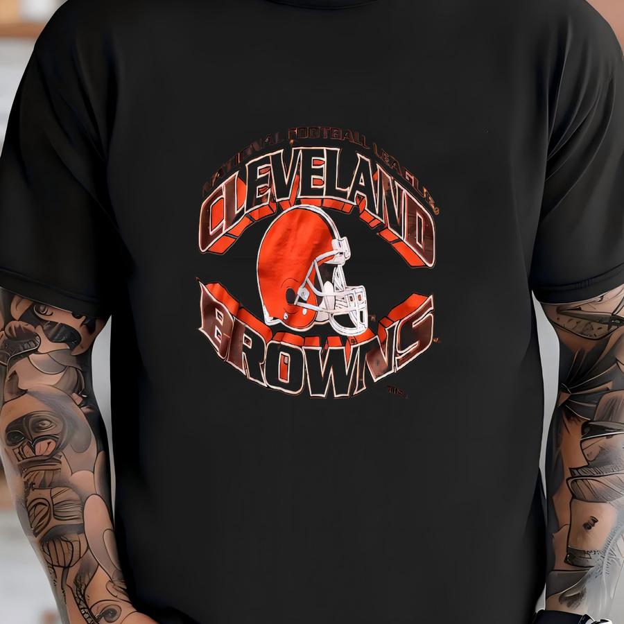 Vintage 00’s Cleveland Browns Football Reebok Custom Crop #17 Jersey T-shirt