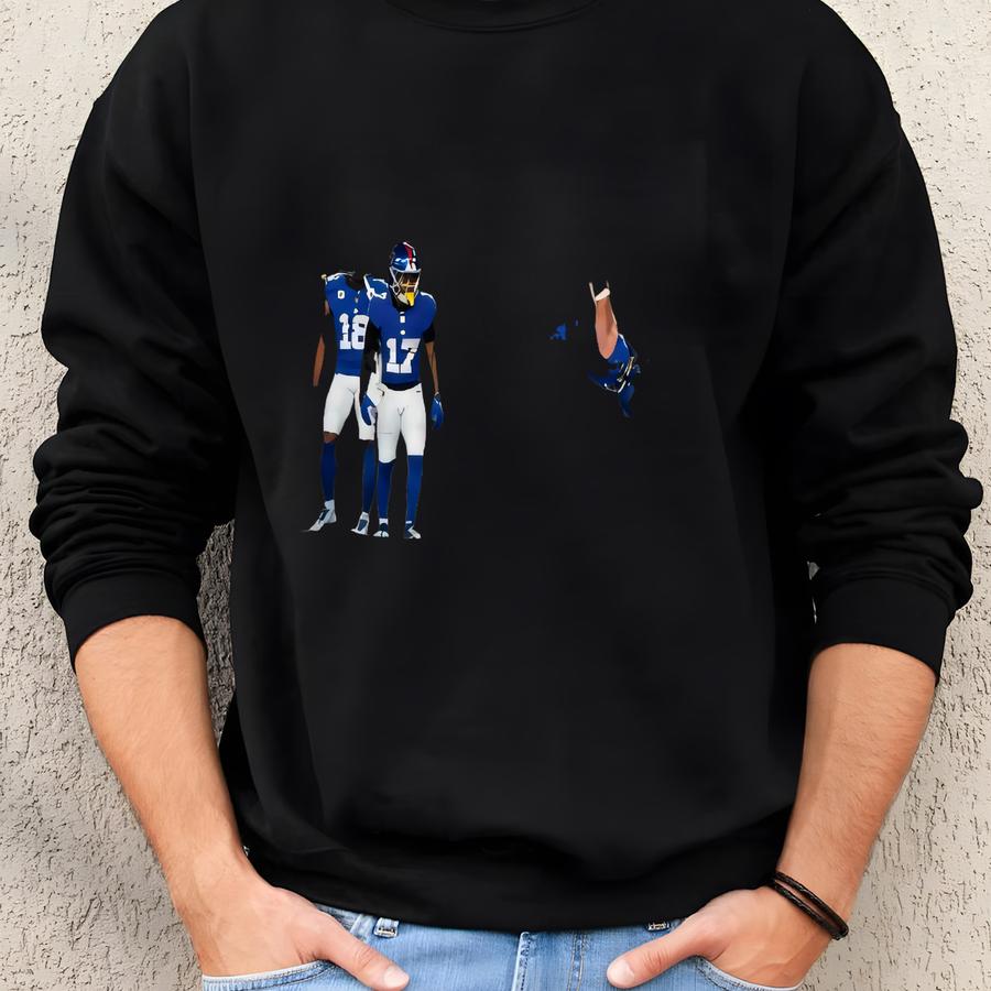 Cam Skattebo Backflip Celebration Shirt, New York Football Retro Unisex T-shirt, Football Gameday Shirt, Football Gifts Sweatshirt