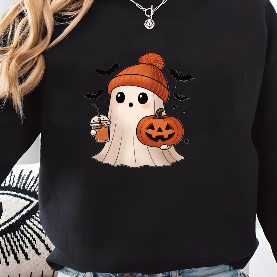 ® Halloween Ghost Shirt, Cute Ghost Shirt, Womens Halloween Shirt, Cute Fall Shirt, Spooky Season Shirt, Gift For Halloween Sweatshirt