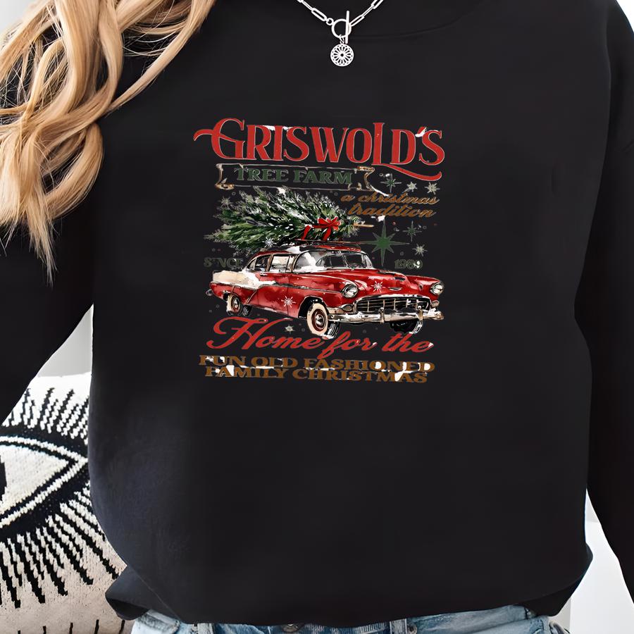 Grisworld Sweatshirt, Grisworld Christmas Tree Shirt, Christmas Movie Sweatshirt, Family Christmas Sweatshirt, Christmas Vacation Shirt Sweatshirt