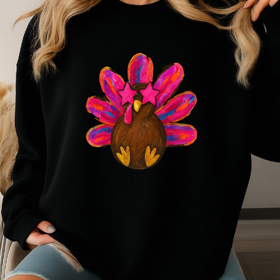 Turkey T-shirt: Thanksgiving Graphic Tee Sweatshirt