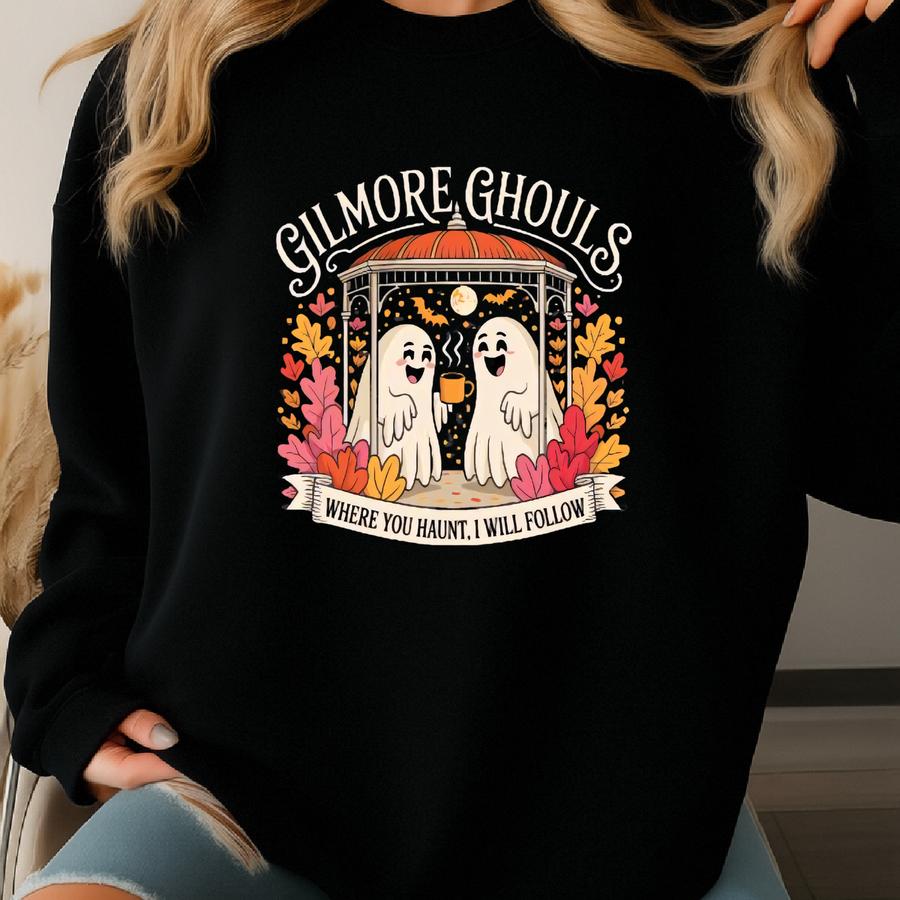 Gilmore Ghouls Shirt, Ghost Parody Halloween Tee, Fall Shirt For Gilmore Fans, Halloween Shirt, Tv Show Fan Tee, Sweatshirt