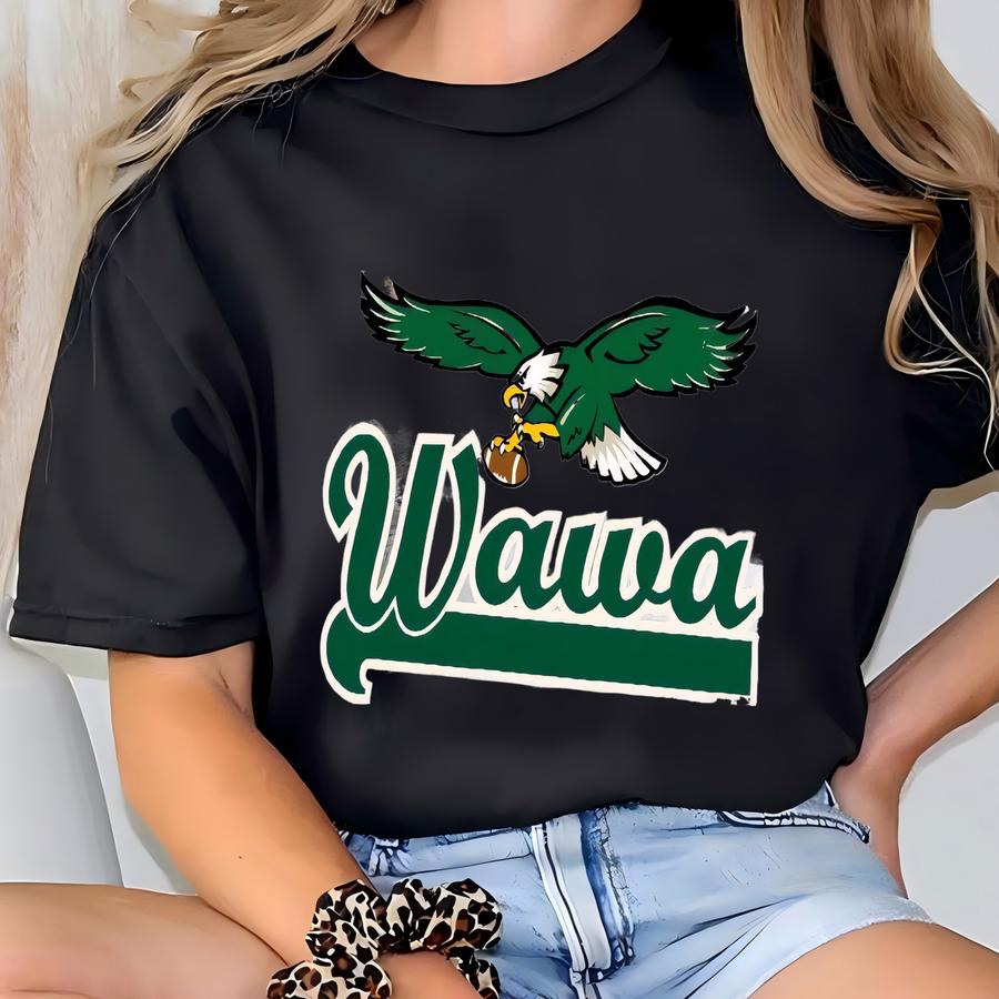 Wawa Philly Football Vintage Sweatshirt, Retro Fan Design T-shirt