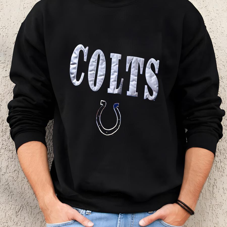 Vintage 90’s Spell Out Apolis Colts Football Very Rare Crewneck Sweatshirt Sweatshirt