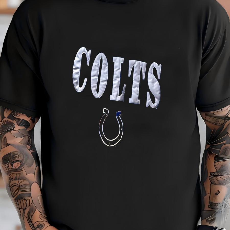 Vintage 90’s Spell Out Apolis Colts Football Very Rare Crewneck Sweatshirt T-shirt
