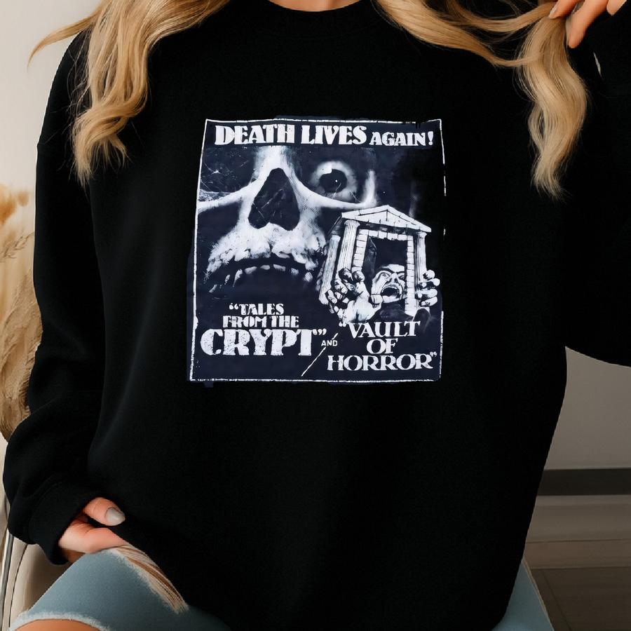 Vintage Y2k Tales From The Crypt Vault Of Horror Death Shirt Sweatshirt
