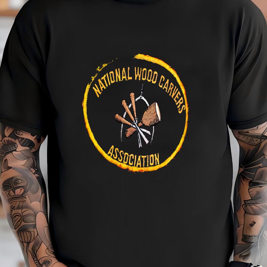 Vintage 80s National Wood Carvers Association Trucker Hat T-shirt