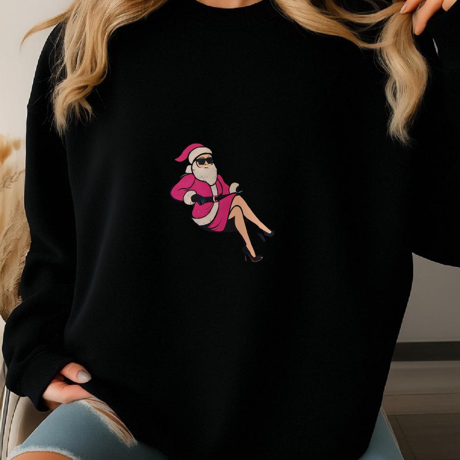 Sleigh Girl Sleigh Christmas Sweatshirt | Funny Holiday Crewneck For Women Sweatshirt