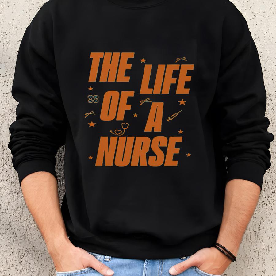 Registered Nurse Shirt, Nurse Life Shirt, Nurse Shirt, Rn Graduation Tee, Nurse Cotton Tshirt Size- Size S - 4xl Sweatshirt