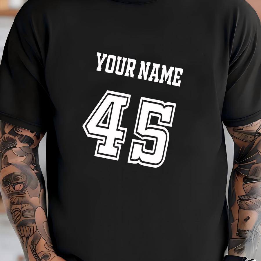 Custom Football Hoodie Front Back Name And Number, Customized Football Jersey, Personalized Football, Team Fan Jersey, Football Mom Hoodie T-shirt