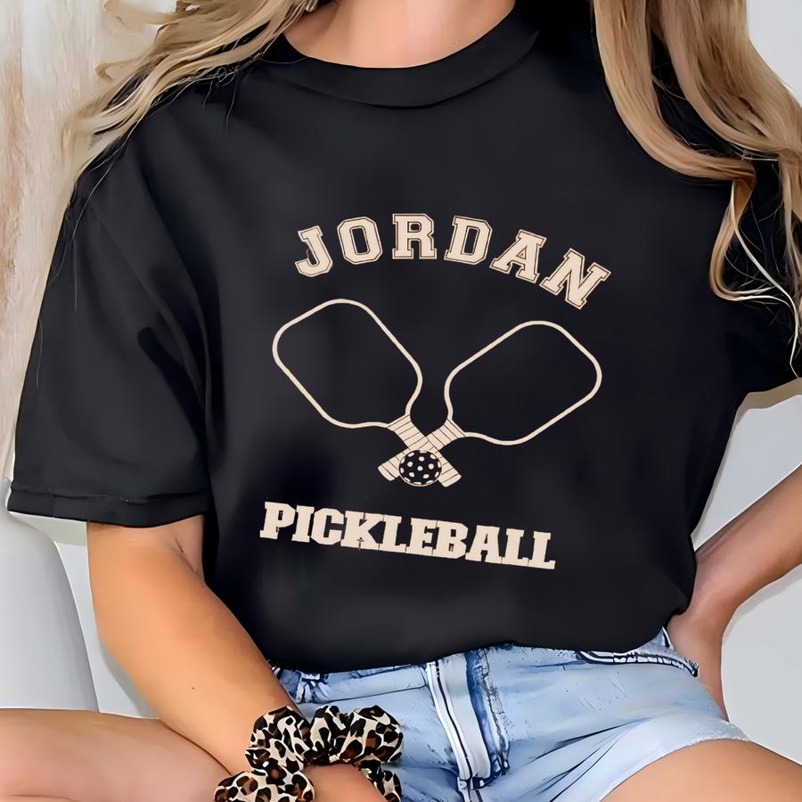 Personalized Minimalist Pickleball Shirt | Custom Pickleball Sweatshirt Hoodie | Pickleball Tee For Kids And Adults T-shirt