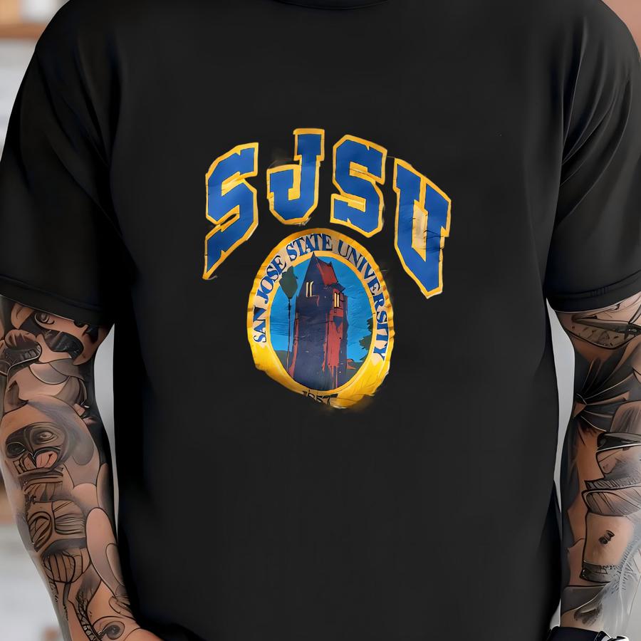 Vintage 90’s San Jose State University Crewneck Custom Dyed Sweatshirt Medium T-shirt