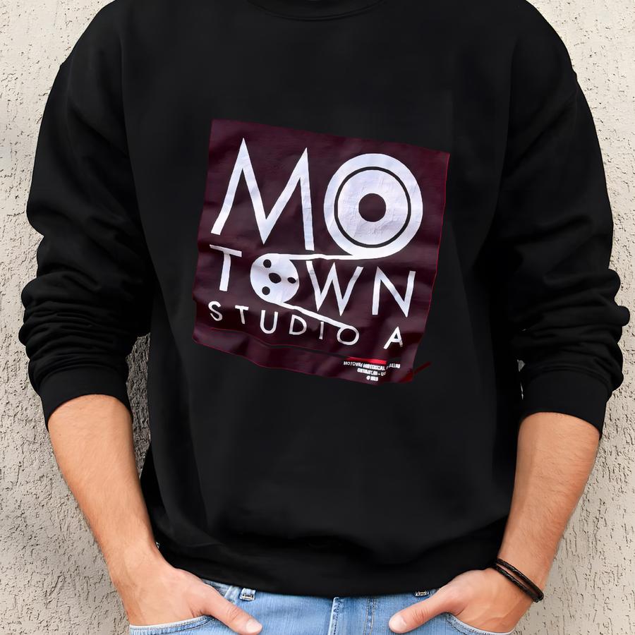 Vintage 90’s Motown Studio A Detroit Michigan  Crop Top Style Tee T Shirt Sweatshirt