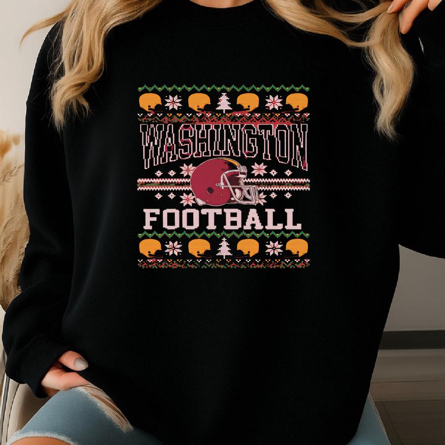 Washington Football Vintage Style Christmas T-shirt: Fan Gift Sweatshirt