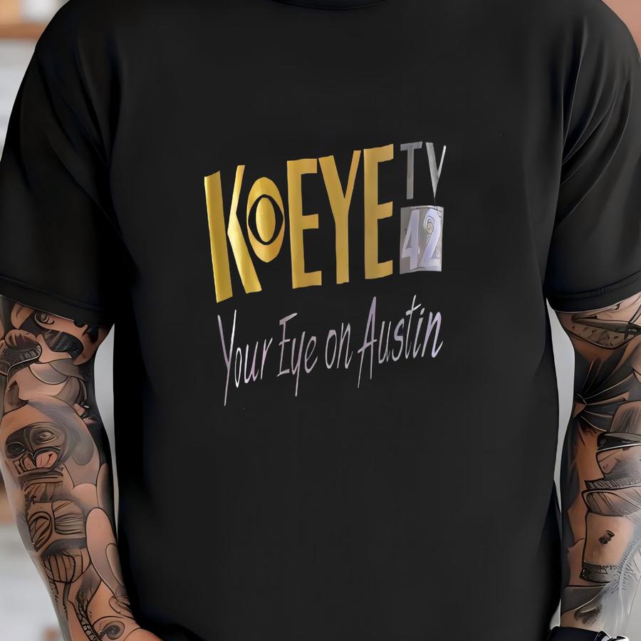 Vintage 1990’s Singke Stitch Abc Austin News Black Graphic Tee Shirt - Xl T-shirt