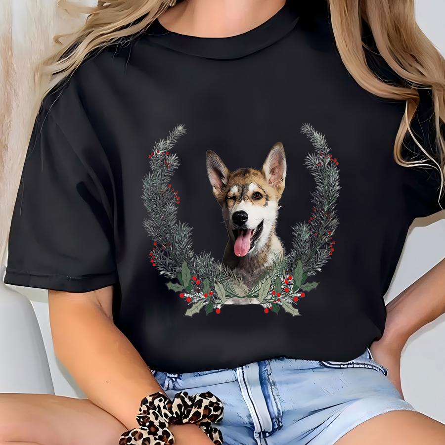 Personalized Dog Photo Ornament, Custom Your Pet's Photo, Unique Dog Lover Gift, Pet Portrait Christmas Ornament,dog Cat Keepsake Decoration T-shirt