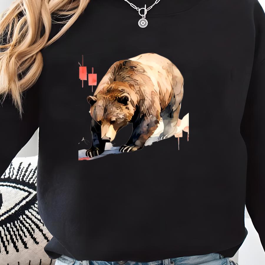 Stock Market Clipart Bundle: Bull, Bear, Finance Art (digital Download) Sweatshirt