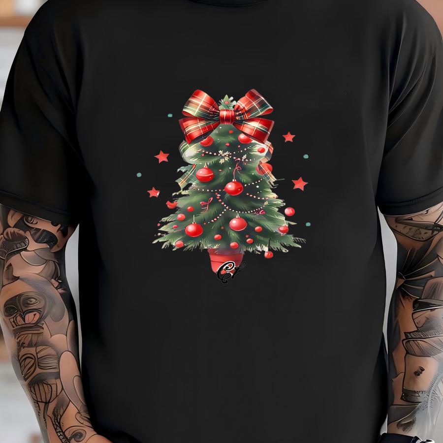 Christmas Tree Sweatshirt, Xmas coquette Shirt, Merry Christmas Hoodie, Christmas Shirt, Christmas party shirt, Funny Christmas Sweatshirt T-shirt