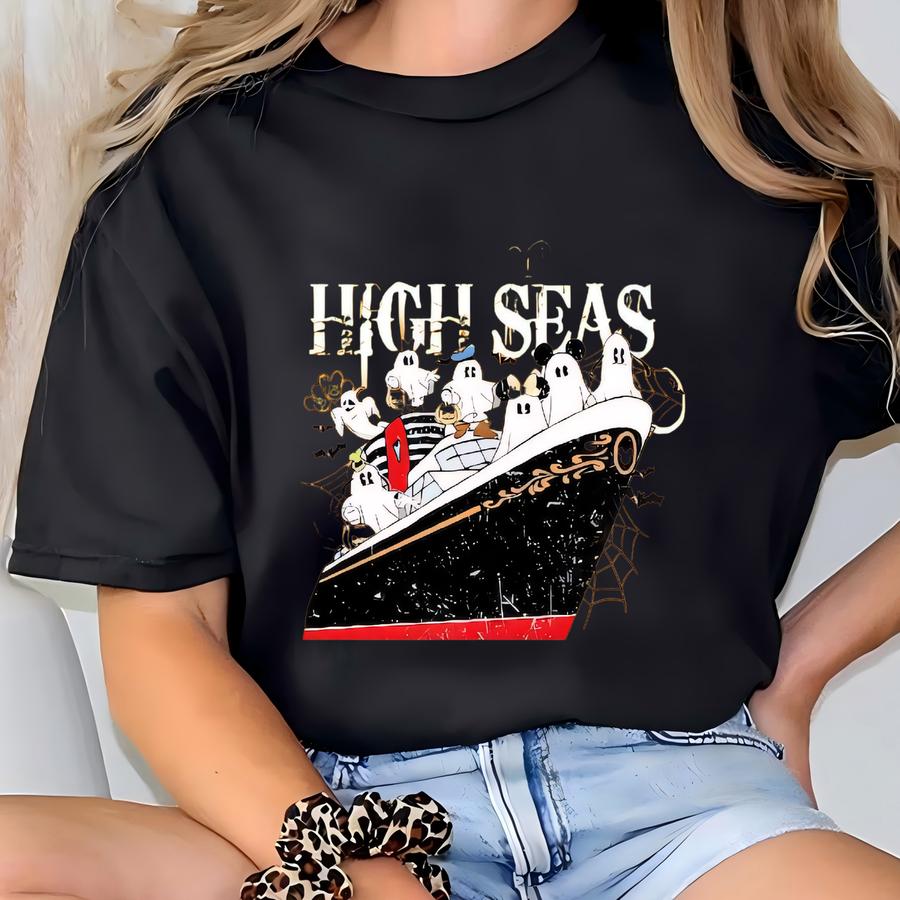 Cruise Halloween Shirt, On The High Seas Hoodies, And Friends Halloween Sweater, Wish Wonder Magic Fantasy Tee T-shirt