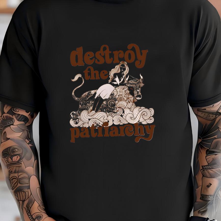 Destroy The Hoodie, The , Pro Choice, Womens Rights Equality, Feminism, Greek Mythology, Medusa Girl Power T-shirt