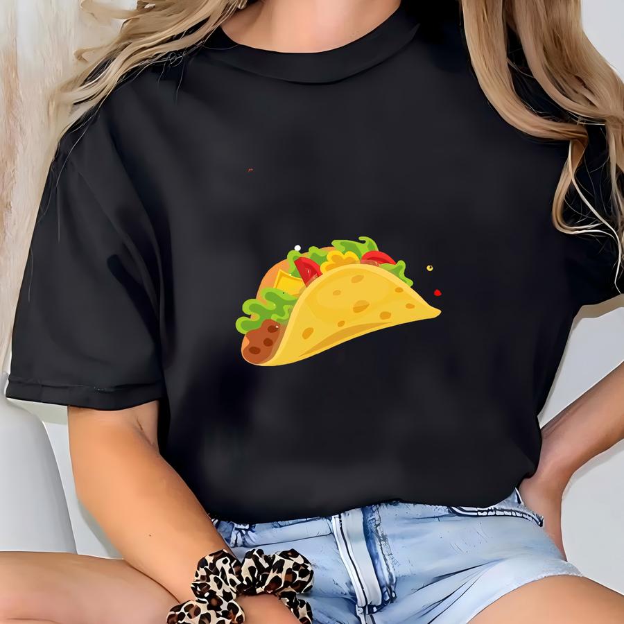 Funny Tacos Graphic Shirt, Funny Taco Tshirts, Tacos Lover Gift, Mexican Food Lover Tee, Tacos Party Shirts, I'm Just Here For The Tacos Tee T-shirt