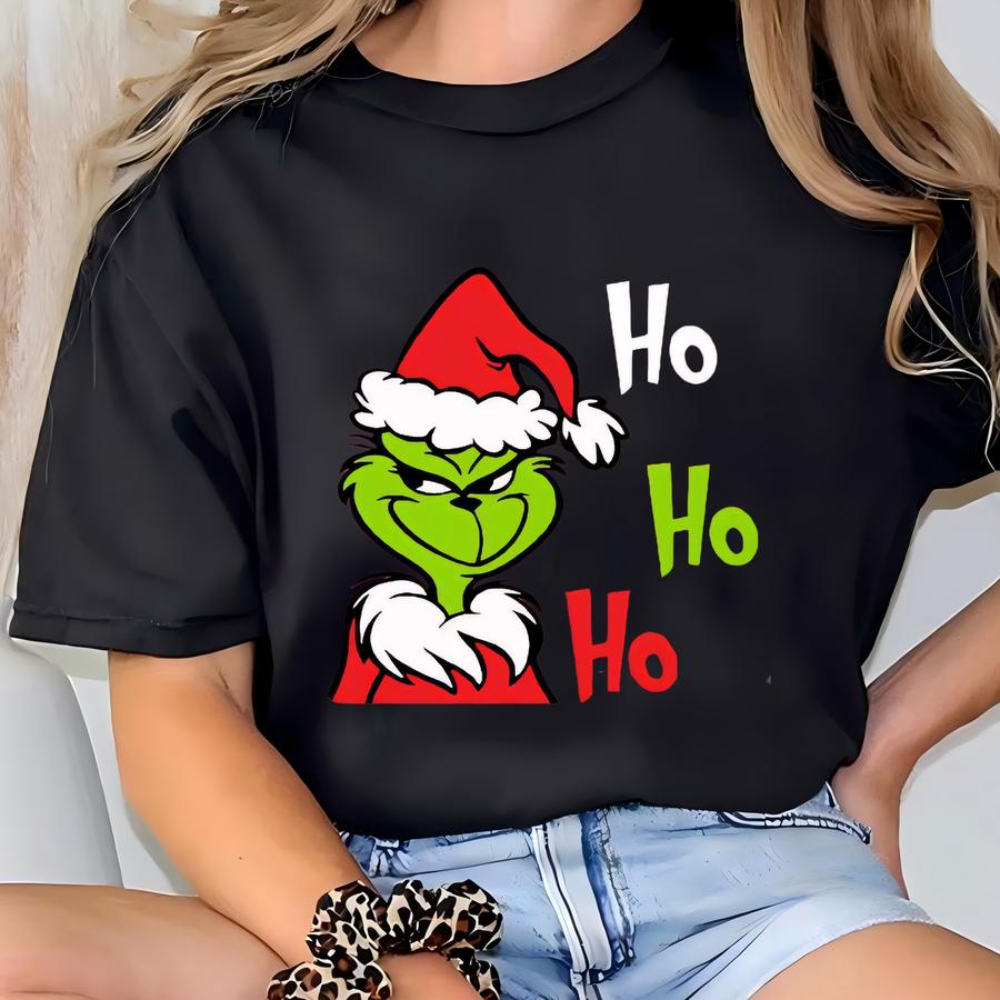 Santa Ho Ho Ho Shirt, Family Xmas Movie Sweatshirt, Christmas Hoodie, Mas Gift Hoodie, Mean Face Hoodie, Santa Tee T-shirt