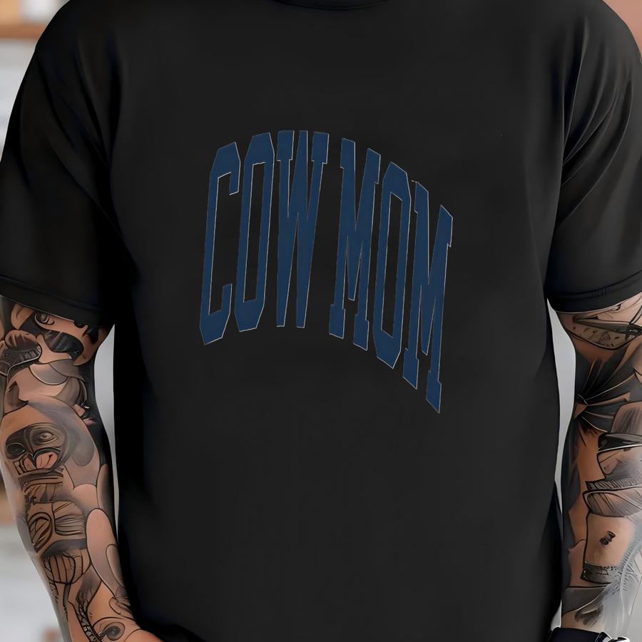 Cow Mom Sweatshirt, Cow Mom Gift, Cow Mom Pullover, Crewneck Sweatshirt, Cow Owner, Gift For Her T-shirt