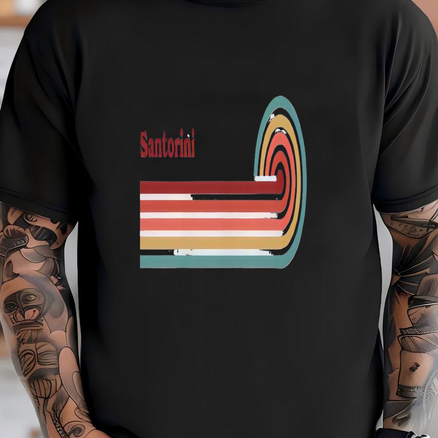 Santorini Shirt, Santorini Greece, Santorini Gift, Santorini Hoodie, Santorini Tee, T-shirt