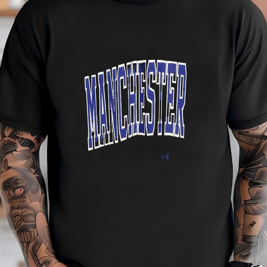 Vintage Manchester Grey Sweatshirt Small Manchester Community College Spell Out Big Logo Sweater Community College Crewneck Pullover Size S T-shirt