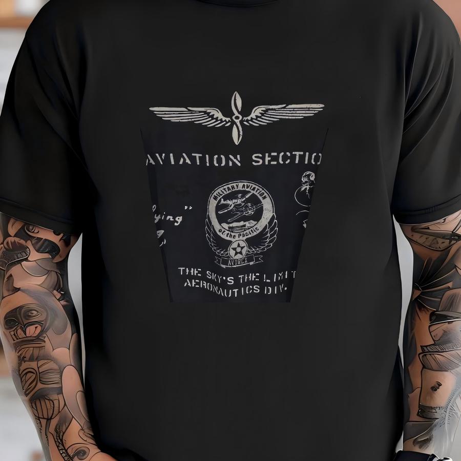 Vintage Avirex Ltd Usa Black Sweatshirt Large Avirex Aviation Military Spell Out Sweater Avirex Ltd Flight Shirt Us Crewneck Size L T-shirt