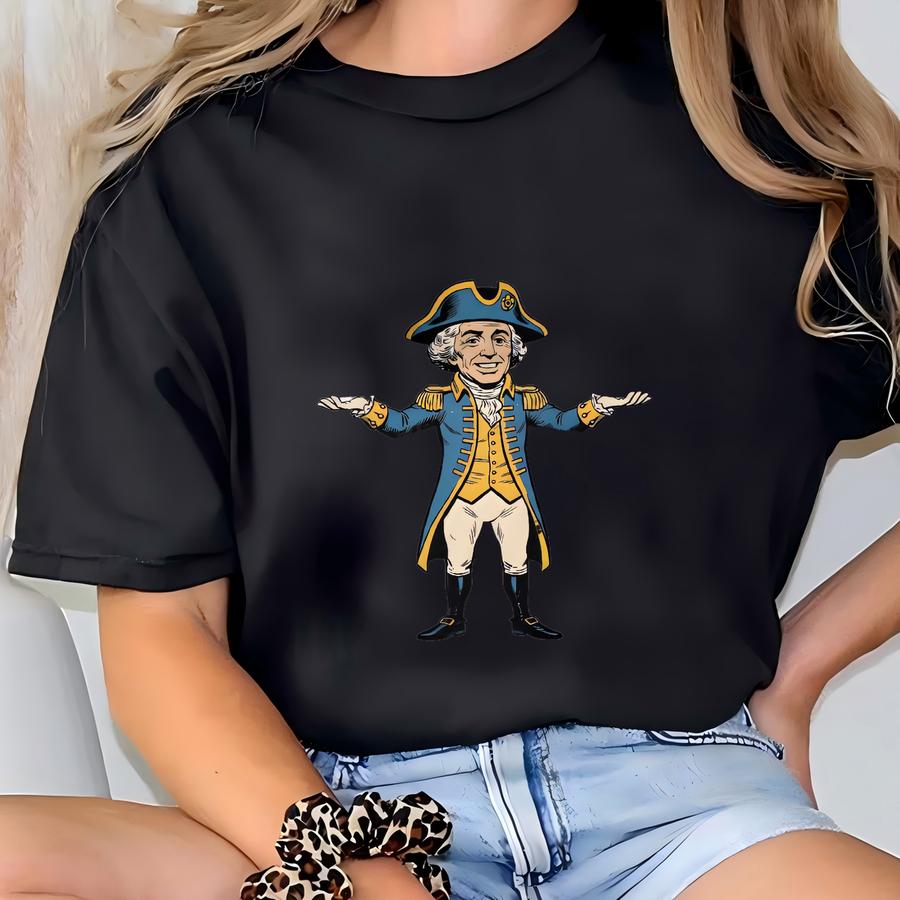 Six Seven Tshirt: 6-7 7-6 George Washington Shirt T-shirt
