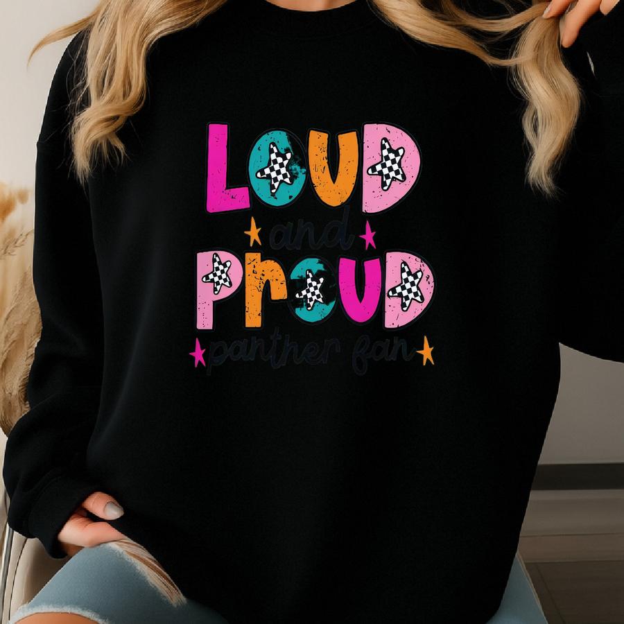 Cougars Mascot T-shirt: Vintage School Spirit Tee Sweatshirt