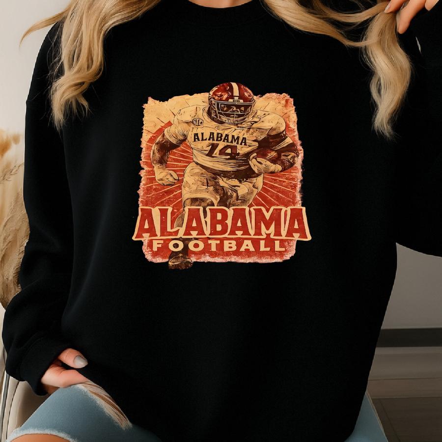 Retro Football Tshirt, Retro American Football Shirt, Collegiate Game Day Top, Fan Apparel, Sunday Football, 1892 Sweatshirt