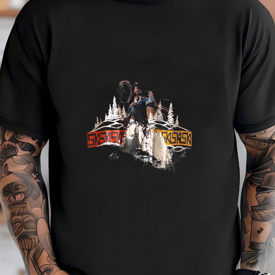 Vintage 1980s Single Stitch Faded Breckenridge Puff Print Graphic Tee - Large/xl T-shirt