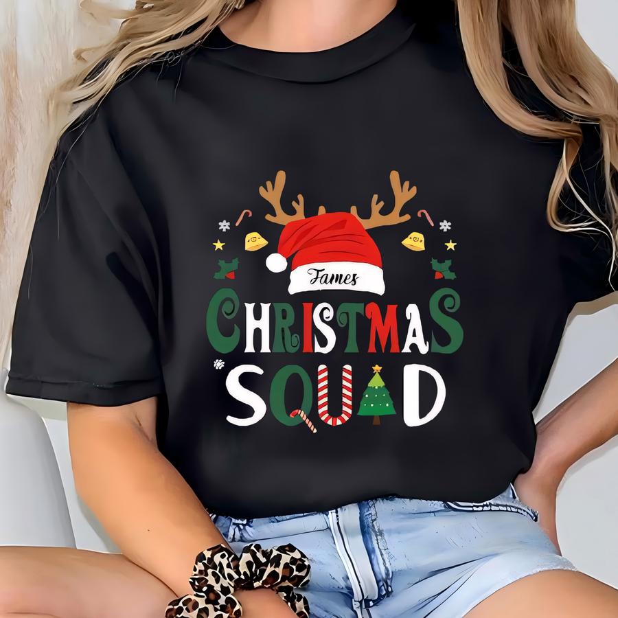 Christmas Shirt, Family Christmas Group Tshirts, Family Matching Tee T-shirt