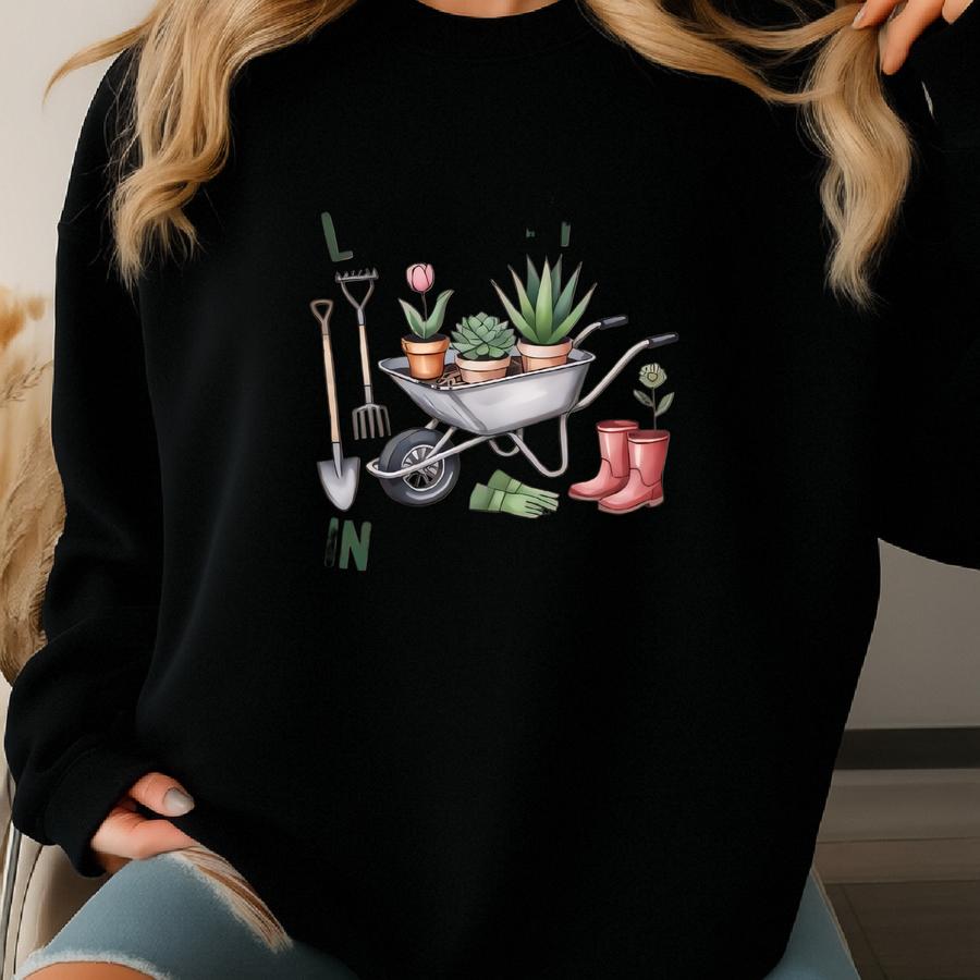 I Rather Be In The Garden Tshirt Sweatshirt